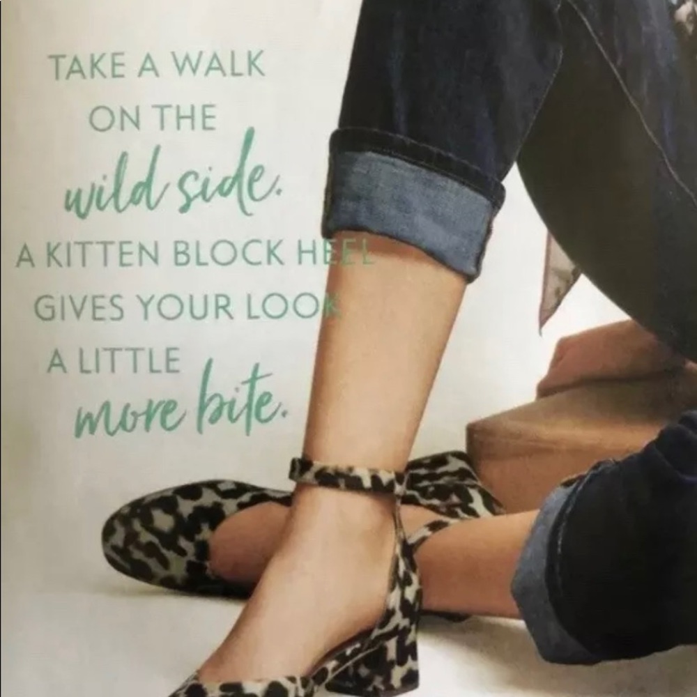 Gently worn . Cabi ankle strap shoes .Fun with jeans and skirts